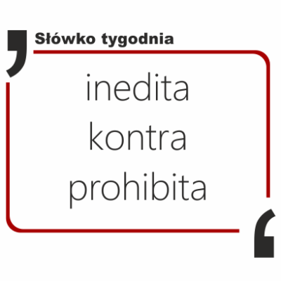 inedita kontra prohibita