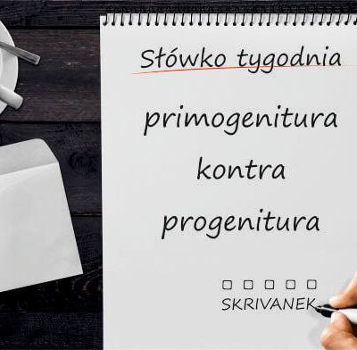 primogenitura kontra progenitura