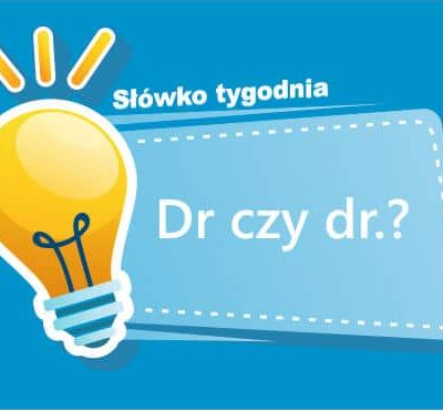 Dr czy dr