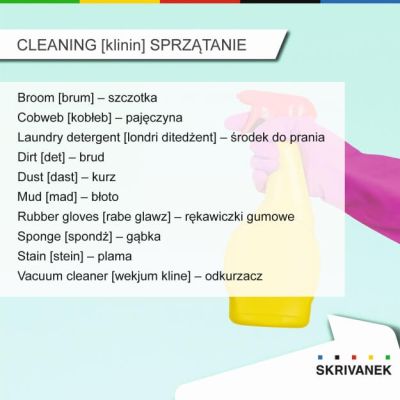 Sprzątanie po angielsku