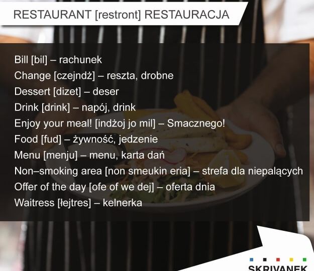 W restauracji po angielsku