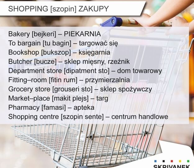 Zakupy po angielsku