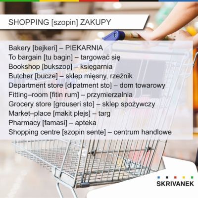 Zakupy po angielsku