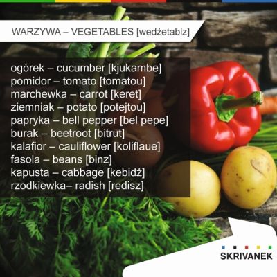 Warzywa po angielsku
