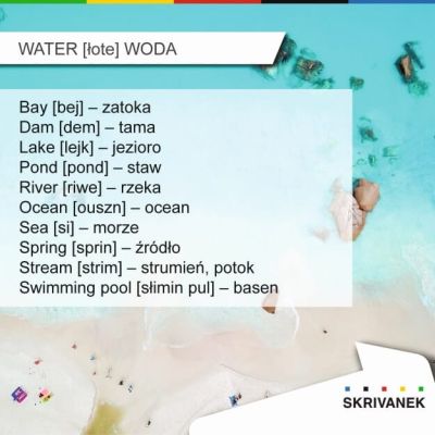 Nad wodą po angielsku