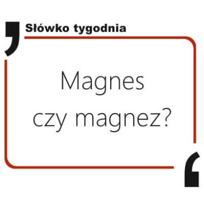 Magnes czy magnez