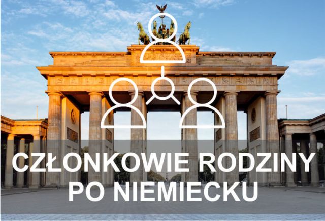 członkowie rodziny po niemiecku