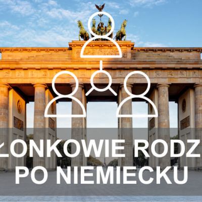 członkowie rodziny po niemiecku