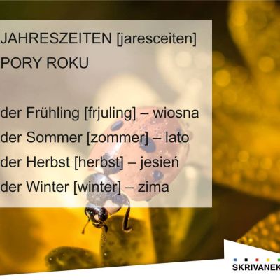 pory roku po niemiecku