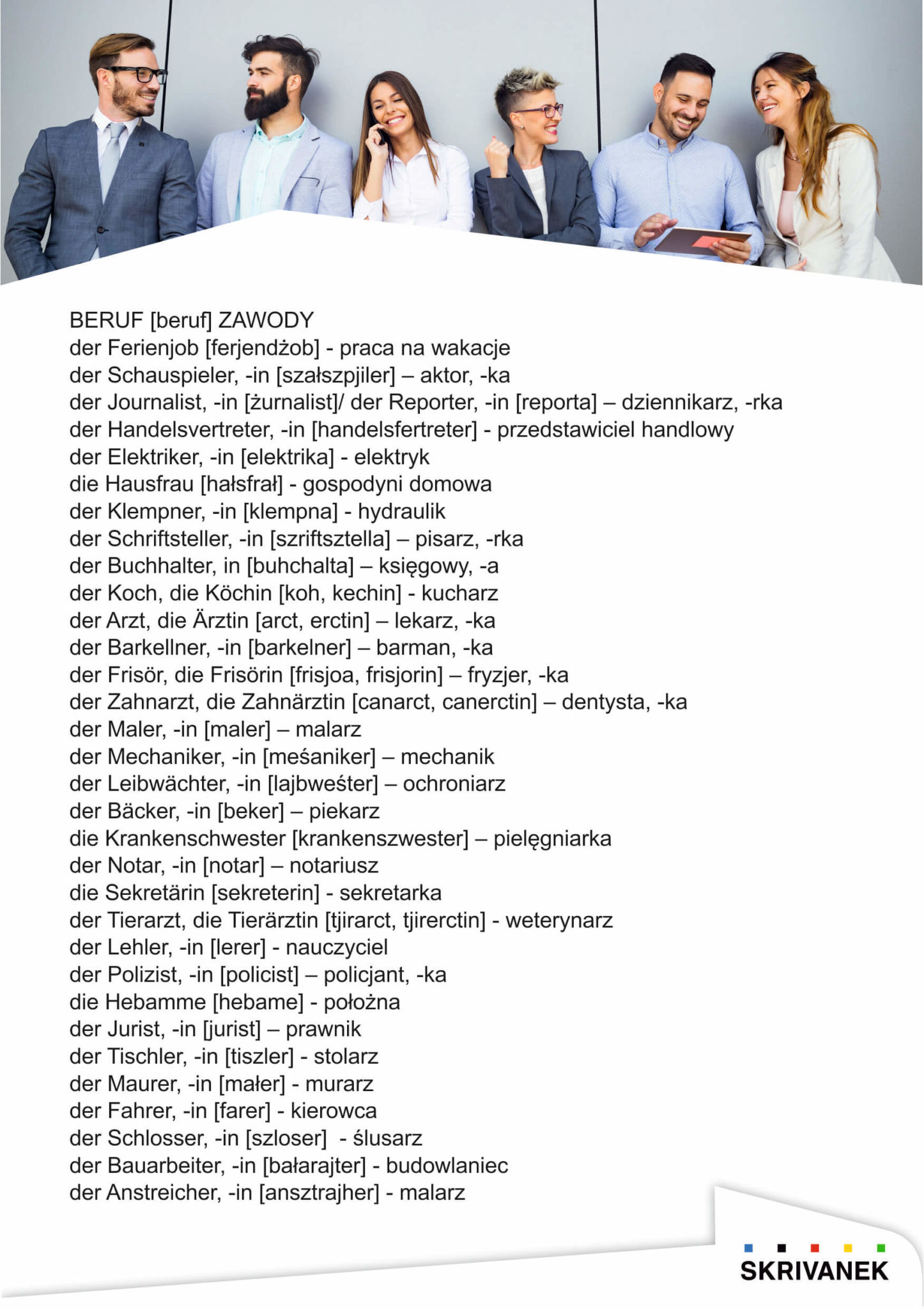 Zawody Po Niemiecku Z Obrazkami Zawody po niemiecku - Agencja Skrivanek - Biuro Tłumaczeń