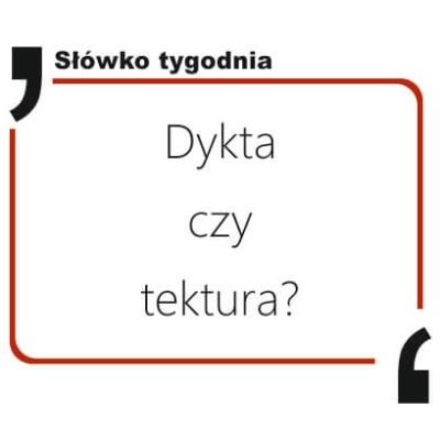 Dykta czy tektura