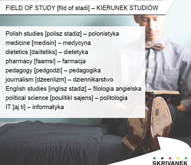 kierunek studiów po angielsku