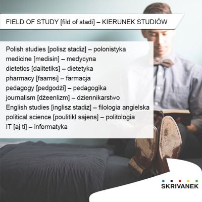 kierunek studiów po angielsku