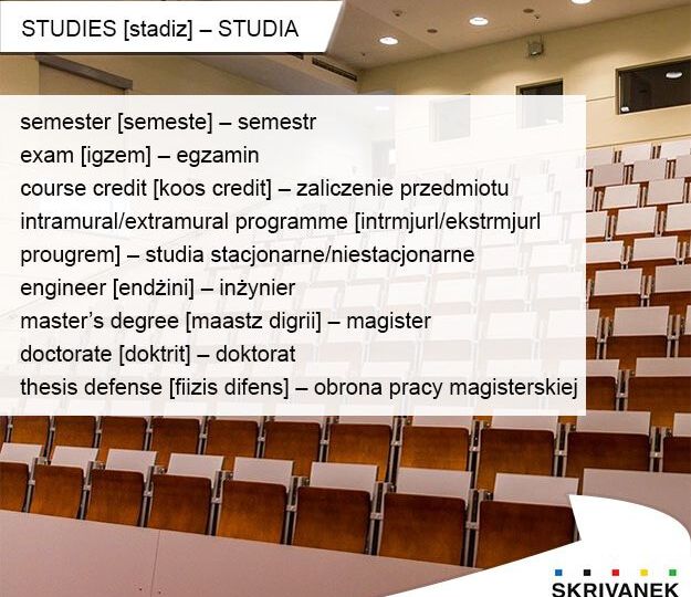 studia po angielsku