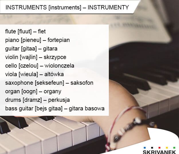 instrumenty po angielsku
