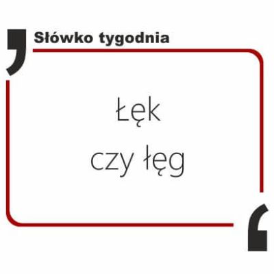 Łęk czy łęg