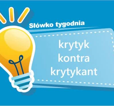 krytyk kontra krytykant