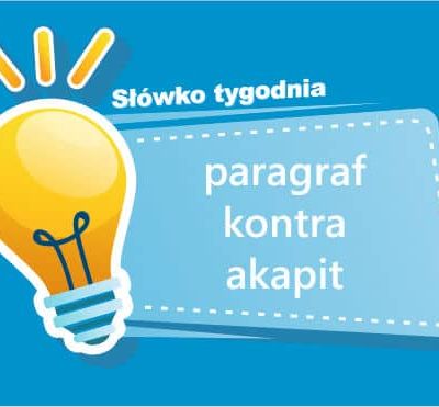 paragraf kontra akapit
