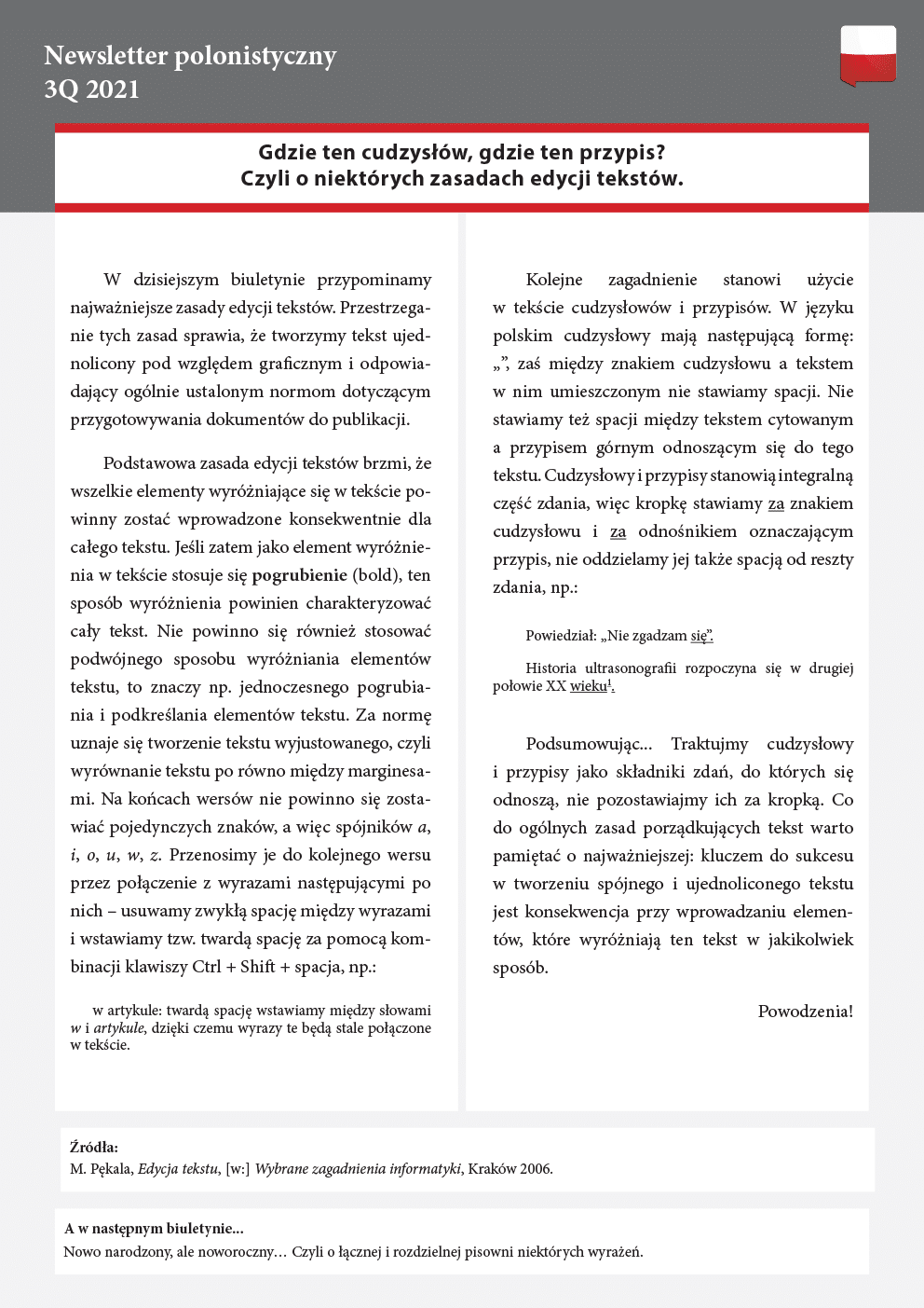Newsletter PL 3q2021