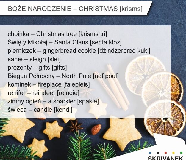 Boże Narodzenie po angielsku