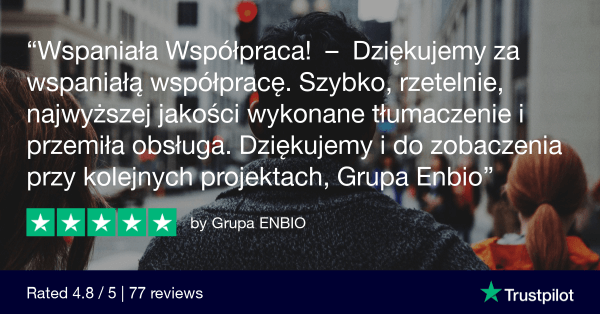 Trustpilot Review - Grupa ENBIO