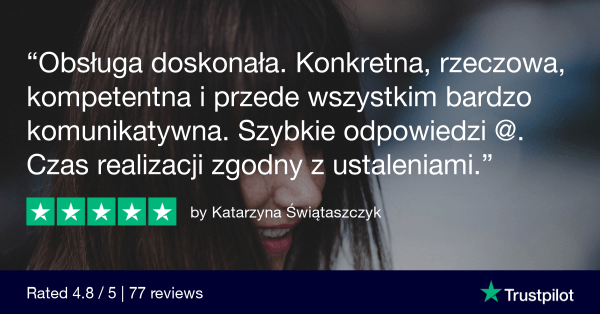 Trustpilot Review - Katarzyna Świątaszczyk