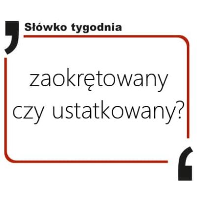 Zaokrętowany czy ustatkowany