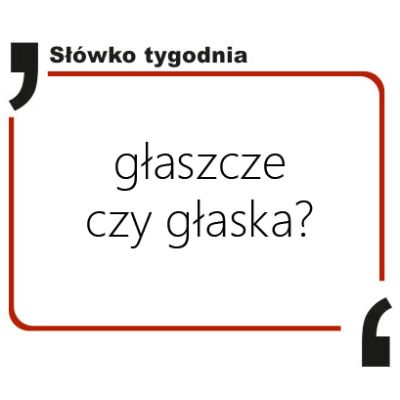 Głaszcze czy głaska