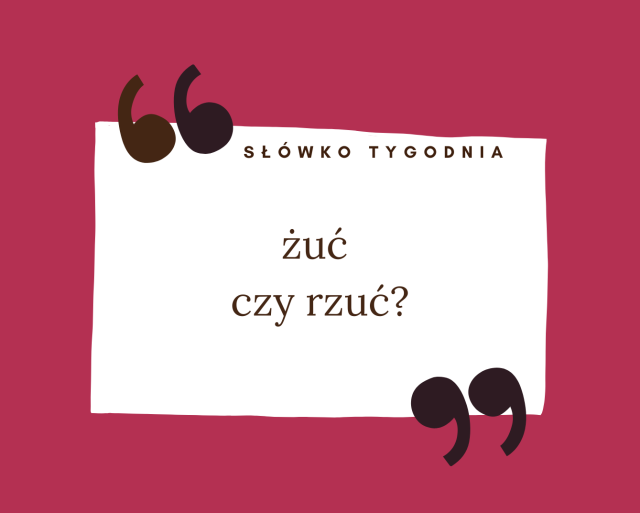 Żuć czy rzuć?