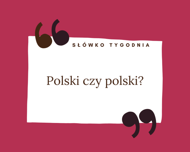 Polski czy polski