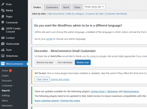 Raporty ze sklepu WooCommerce