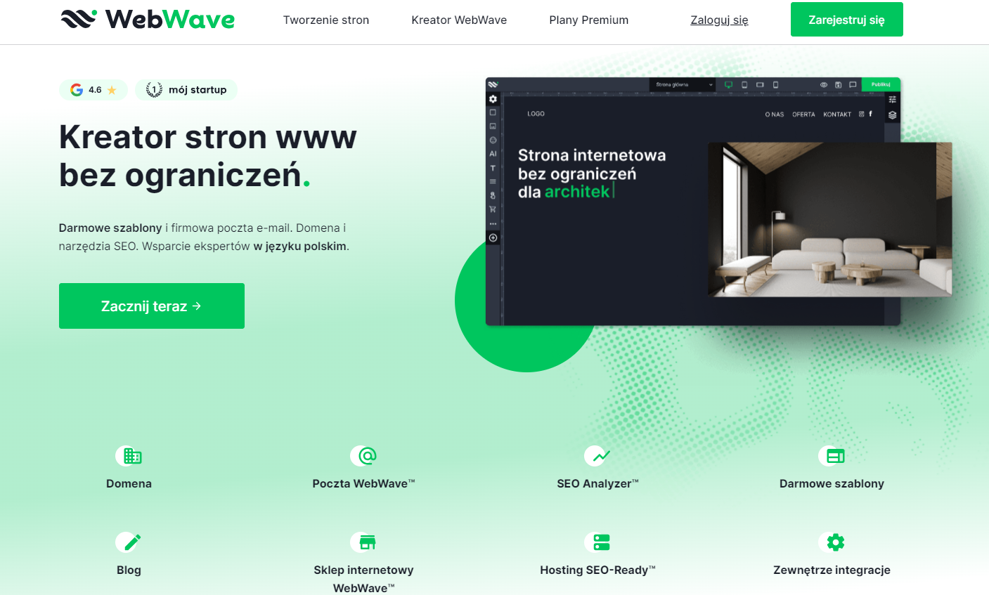 WebWave - zrzut ekranu