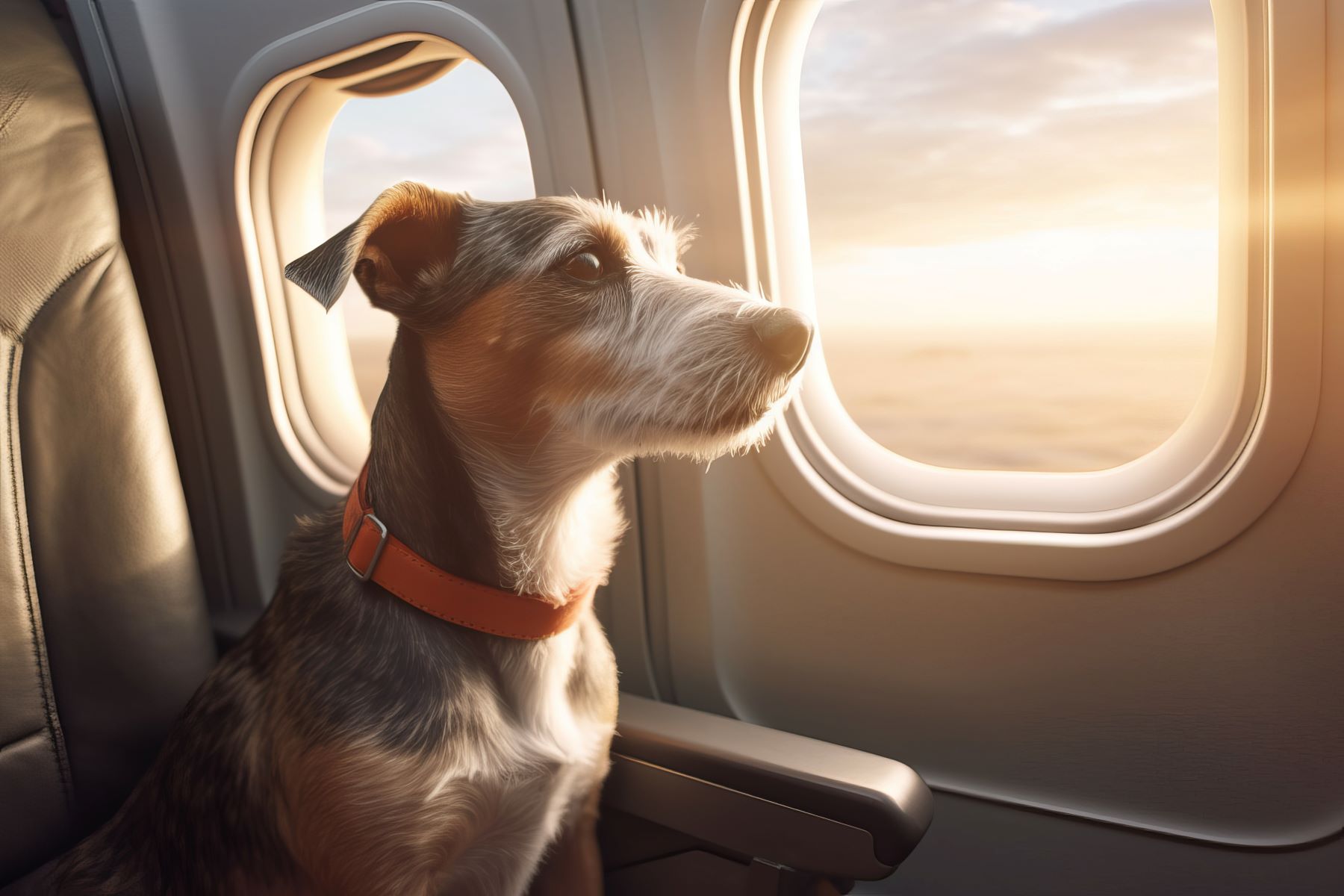 Czy karmić psa w samolocie